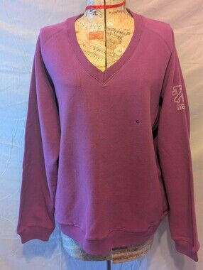 Izod Golf Super Soft Sweatshirt, Size XL, Pretty Red-Violet Color